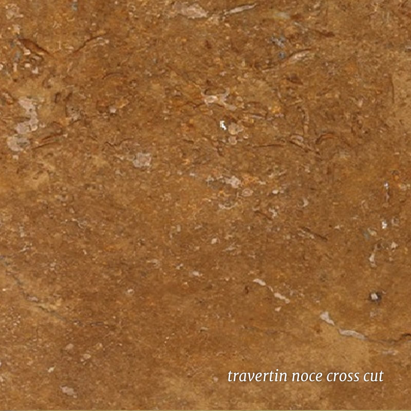 travertin noce cross cut